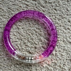LED Light Up Bracelets Purple for Party Favors Halloween Weddings Rave Fun New